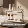 Desktop Storage Rack Multipurpose 2-Tier Countertop Organizer Non-Slip