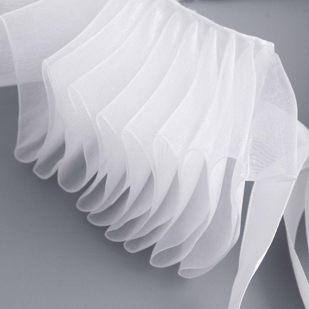 Kvinner Viktoriansk Renessanse Nett Rynkekrage Falsk Krage Halsruff Kolonial Bånd Halskjede for Halloween og Karneval