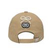 DOYOUKNOWMC ALL SEASON Pearl Stud Symbol Logo Soft Type Camel Beige Ball Cap