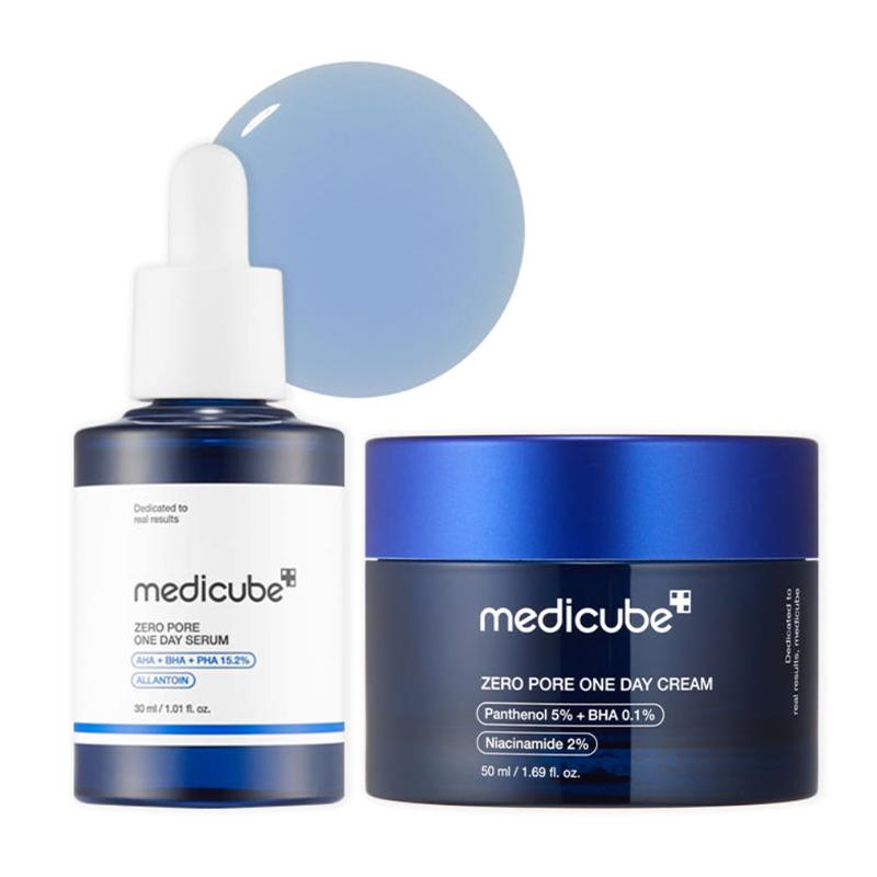 

medicube Zero Pore One Day 2-Step Set (Serum 30ml + Cream 50ml)