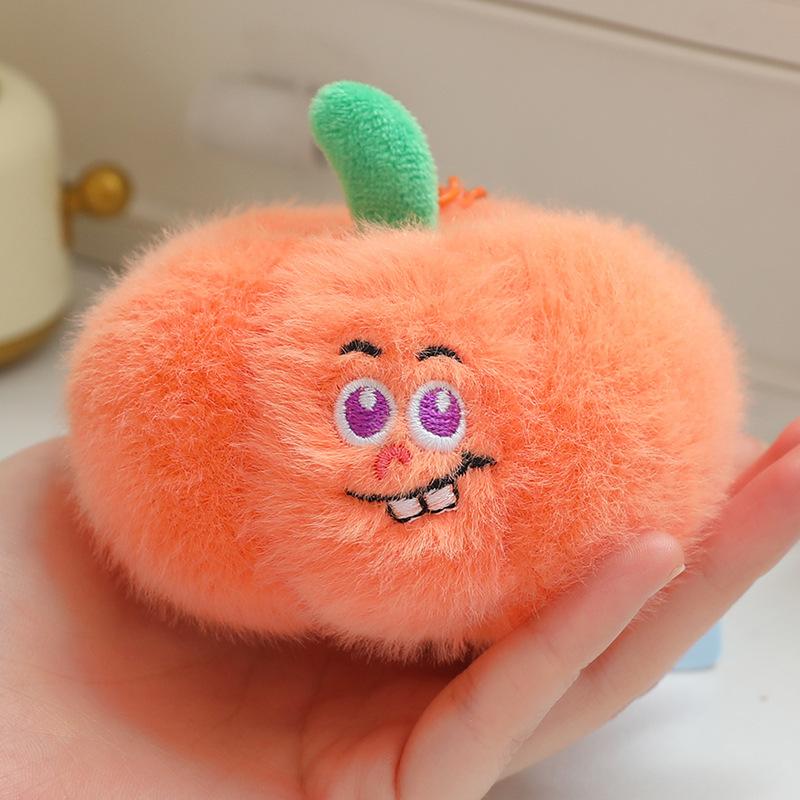 Cute Fruit Keychain Girls Bag Pendant School Bag Back Plush Toy Doll Wedding Throwing Doll