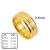 Vietnamese Gold Matte Starry Sky Ring - Double Beveled Design
