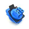 IP44 Waterproof German-Style European Socket with Cover for Laboratory Use