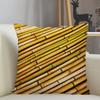 Musife Green Bamboo Pillowcase Custom Square Pillow Cover Case Zipper Pillowcase 35X35,40X40,45X45Cm Drop Shipping 12.15