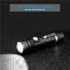 Aluminum Alloy Portable Torch Powerful LED Flashlight USB ReChargeable Outdoor Tactical Zoom Camping Waterproof Flash Light