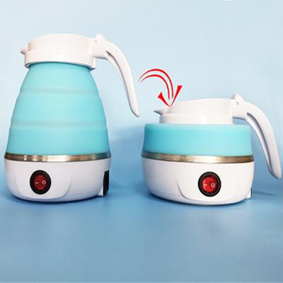 Travel Foldable Electric Kettle, Collapsible Electric Kettle Baby Grade Silicone Small Electric Kettle Boiling Water(US Plug)