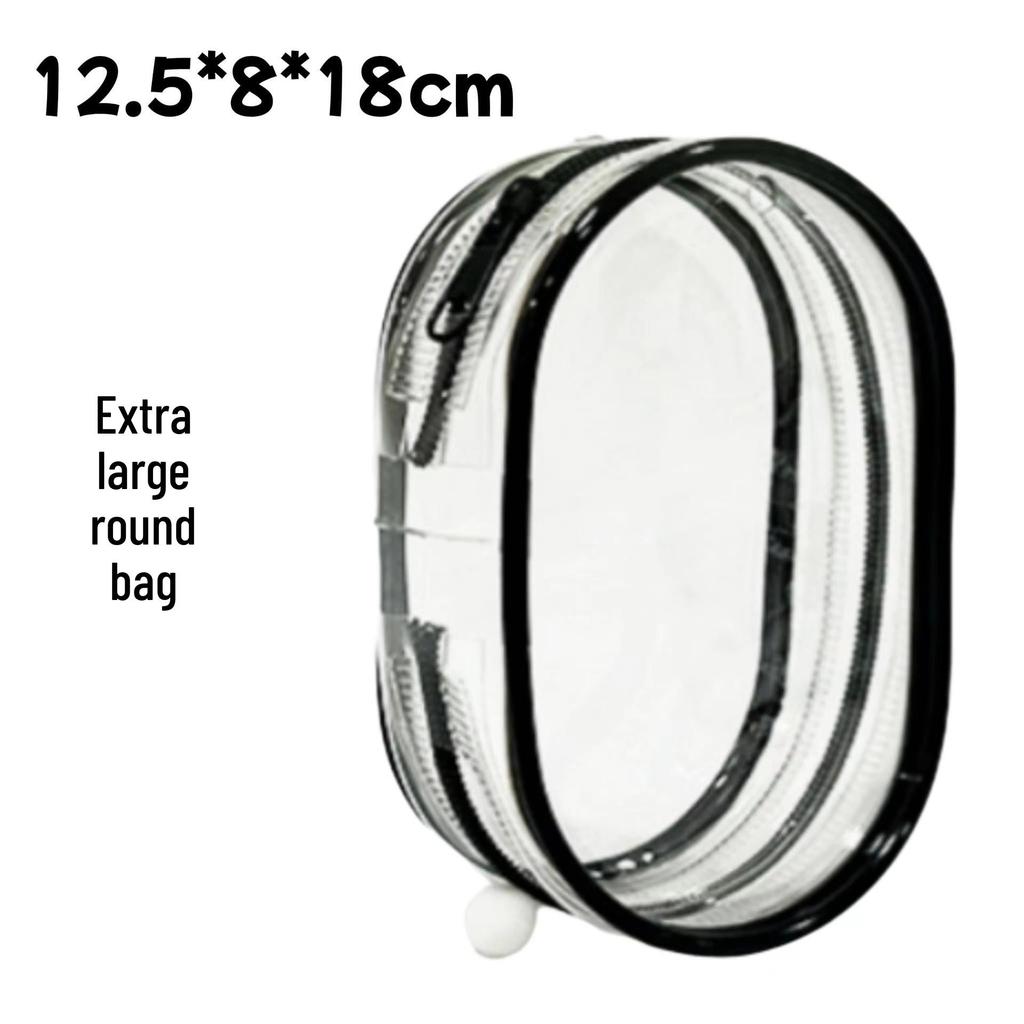 Pop Mart Transparent PVC Baby Stroller Bag - 3D Sun Design, 20cm Blind Box Display Storage Bag