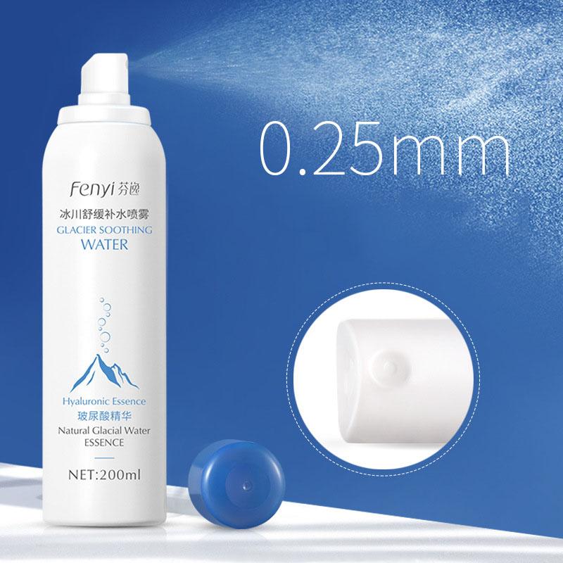 Glacier Moisturizing Spray 200 ml Hydratační Hydratační Make-up Fixační Sprej Toner Péče o pleť