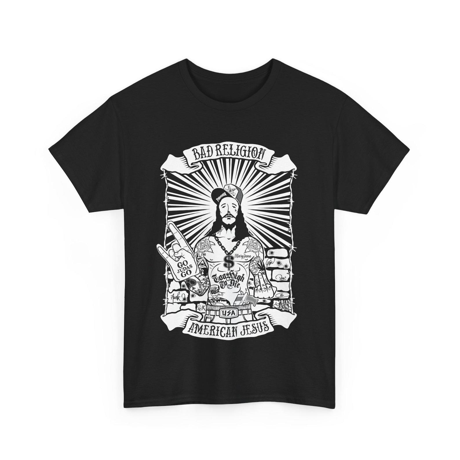 Unisex Premium Bad Religion Band T shirt S