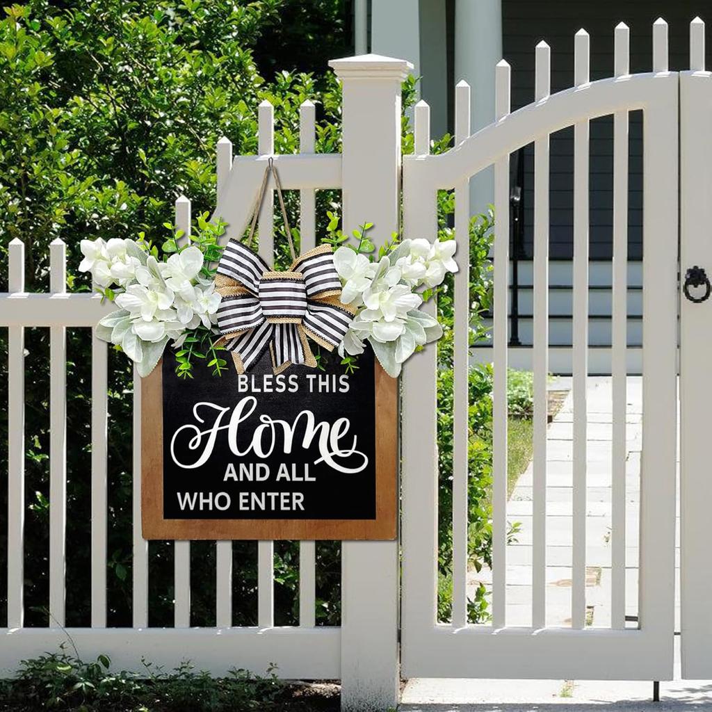 Door Square Sign Hanger Decorations Create a Warm Home Atmosphere Pendant for Home Haunted House Decor