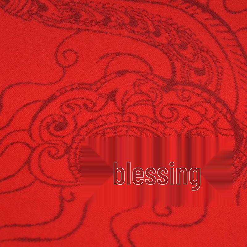 Aisiyalan Chinese Red Modal Celebration Scarf