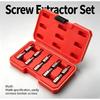 With Storage Case 10-Pack Hexagonal Head Bolt Remover, Multi-Spline Screw Extractor Set Chrome Moly Alloy Steel