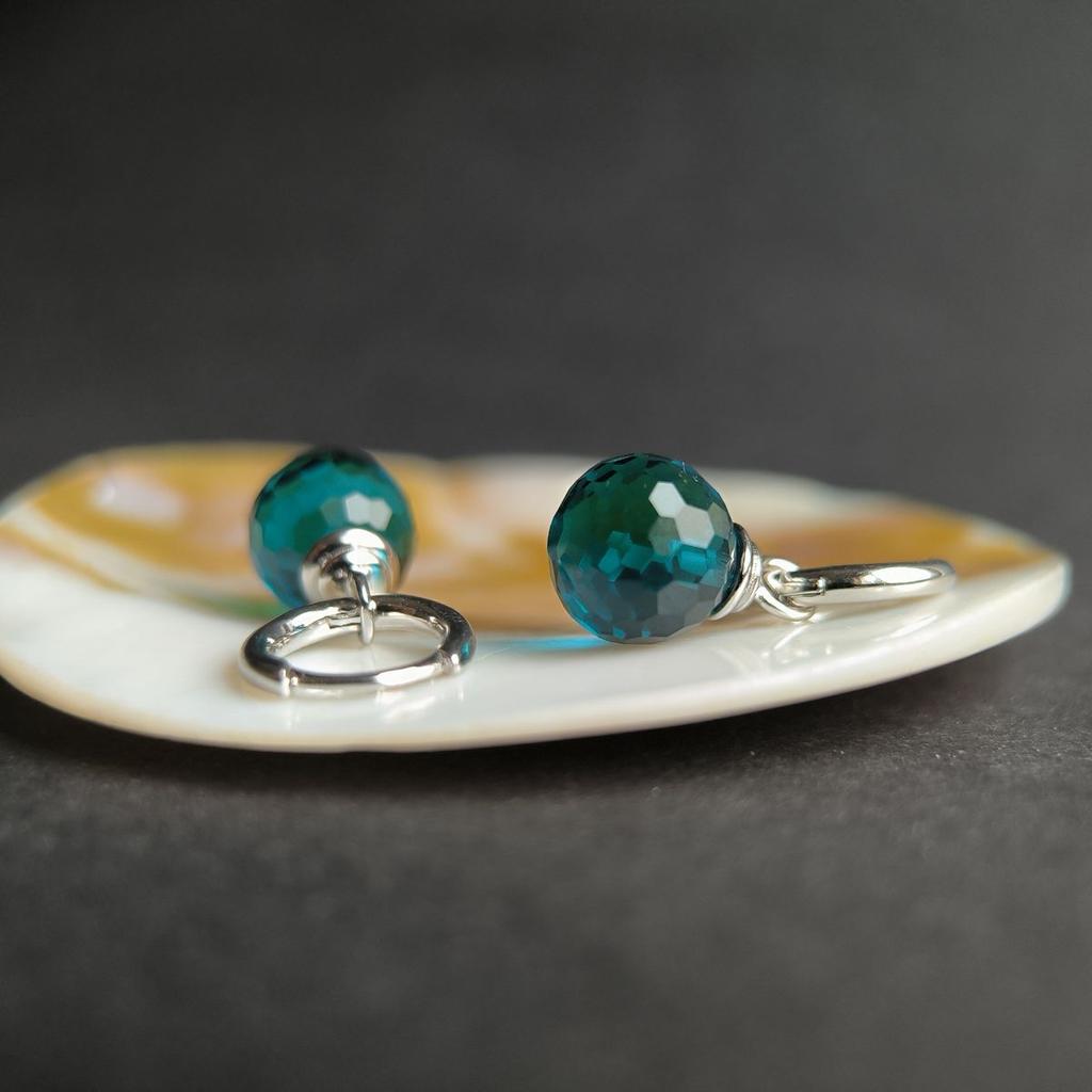 Серебряные серьги с фианитами (2184737)