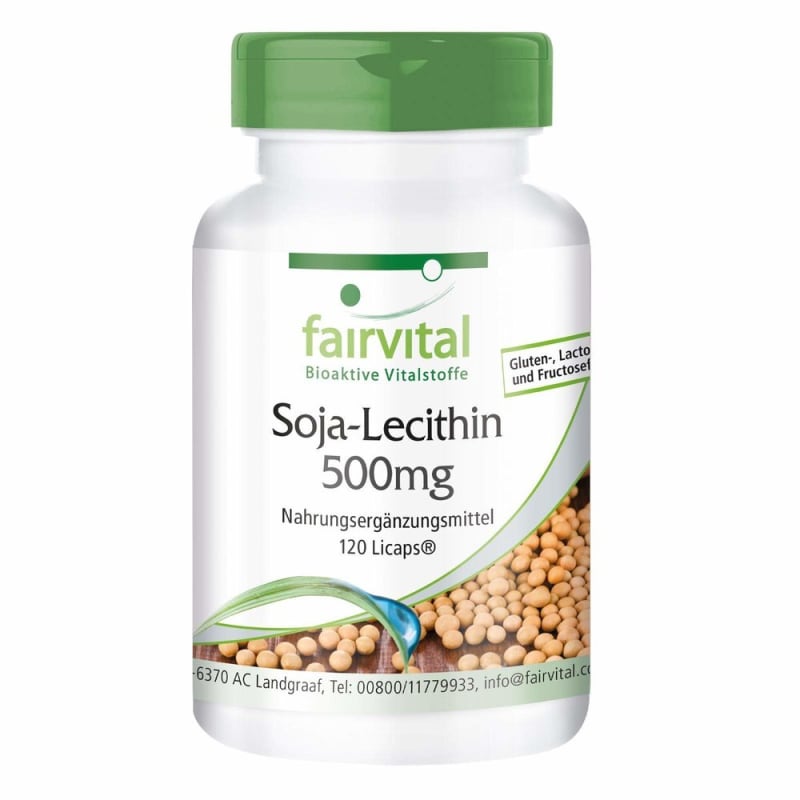 

Fairvital Soy Lecithin 500 mg 120 Licaps