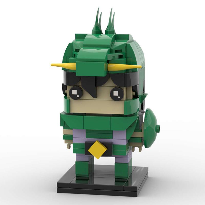 Japan Anime Series Action Figure Building Blocks MOC Saints Seiyaed Hyogas Athena Ikki Shiryus Cartoon Doll Model Kids Toys Gift