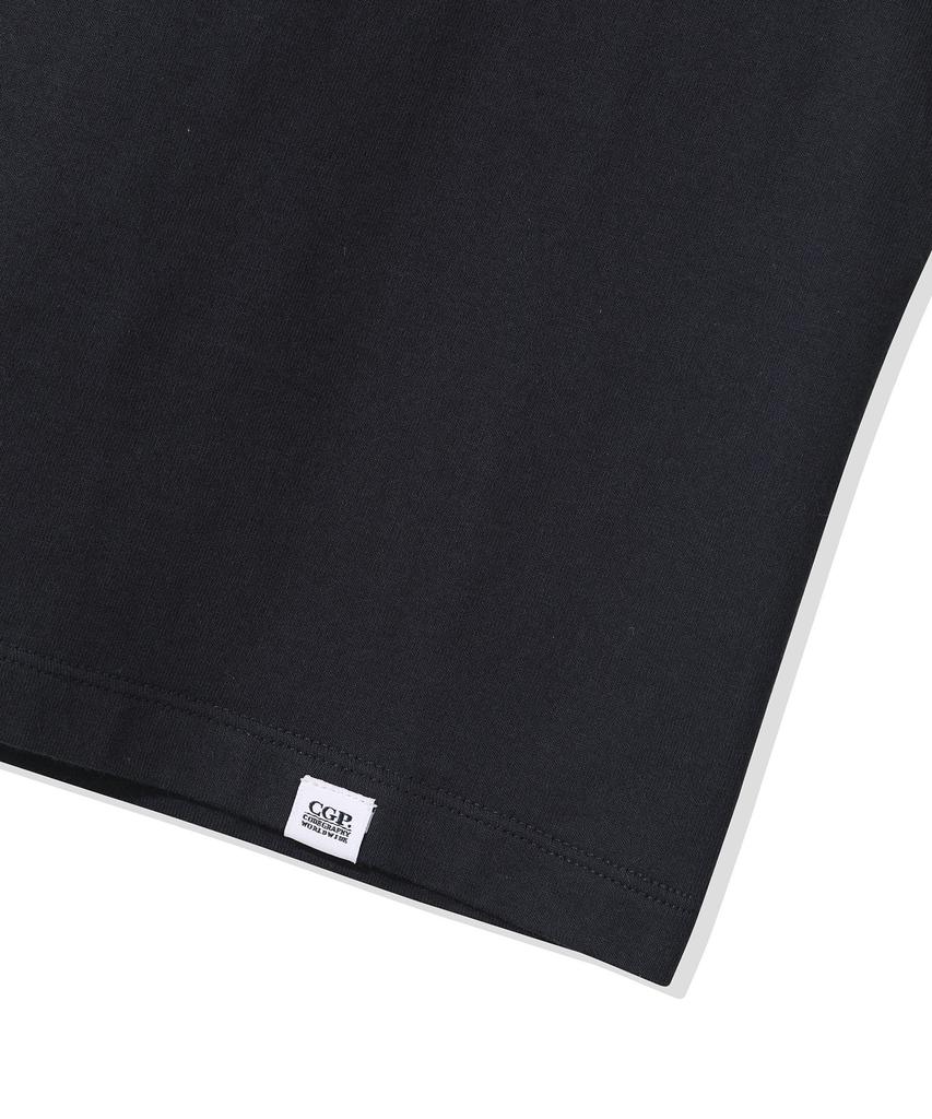 CGP (Women) Square Logo Short Sleeve T-Shirt_Dark Navy