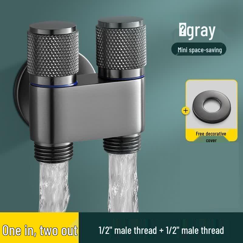 OEING One-in Two-out Washing Machine Angle Valve Faucet