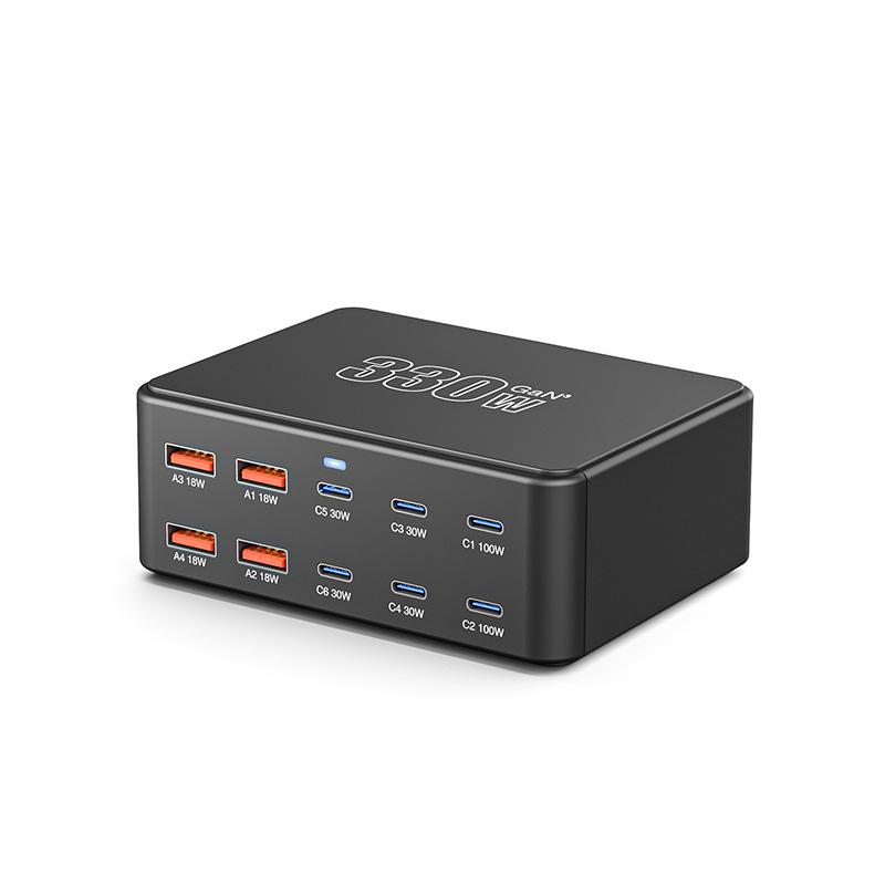 330W Galliumnitrid Super Schnelles Multi-Port Handy- und Tablet-Ladegerät