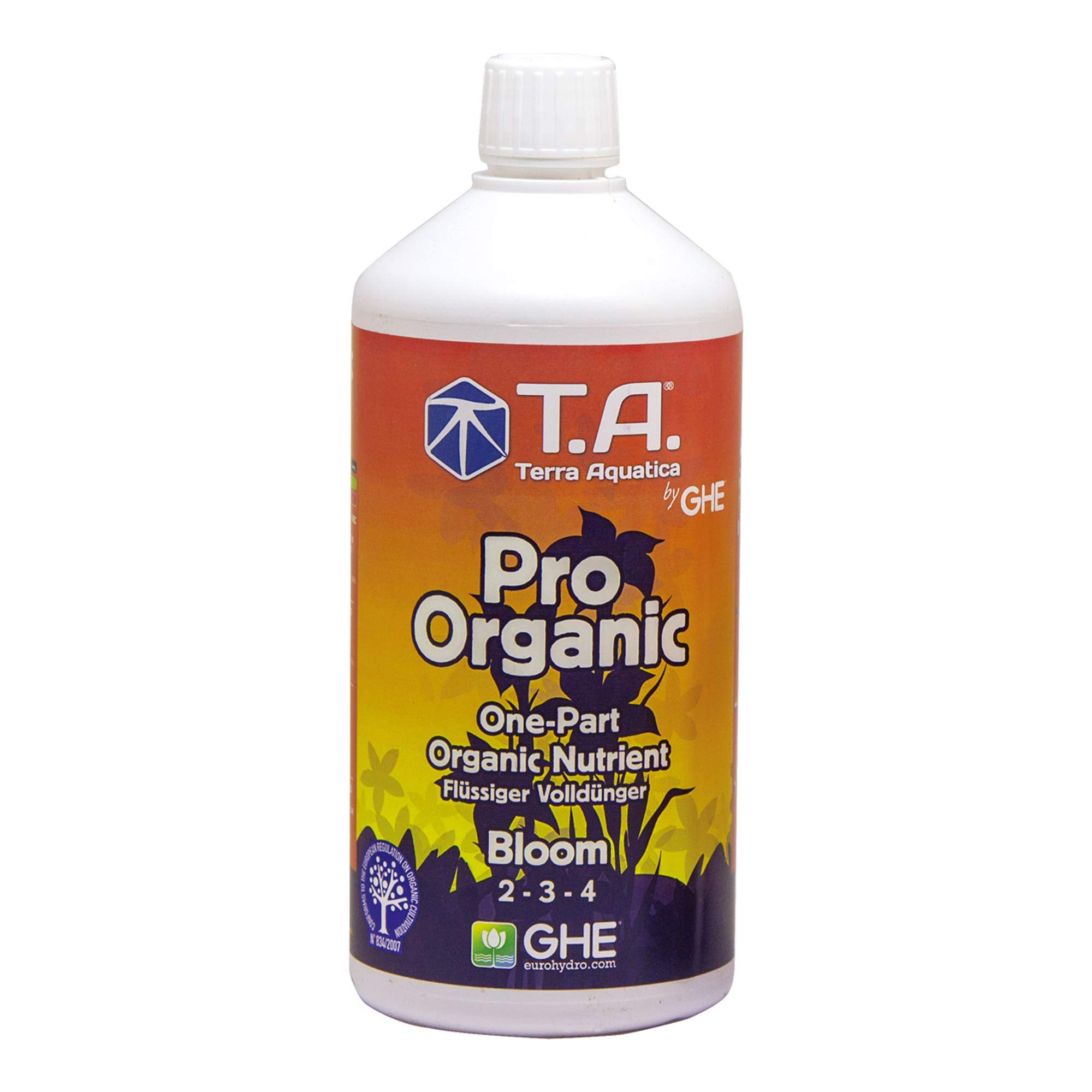 Терра Акватика (GHE) Жидкое удобрение Pro Organic Bloom, 1 л