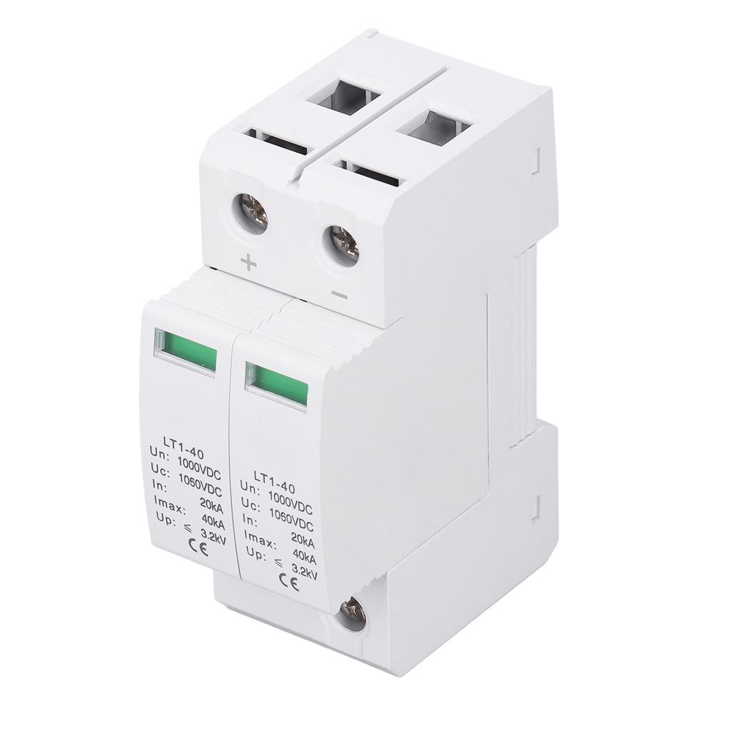 Přepěťová ochrana 2P Zpomalovač hoření Modulární Fotovoltaická Přepěťová Ochrana pro Rezidenci