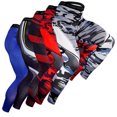 Sports Clothing Men's Fitness Running Basketball Training Leggings Breathable Stretch Pants