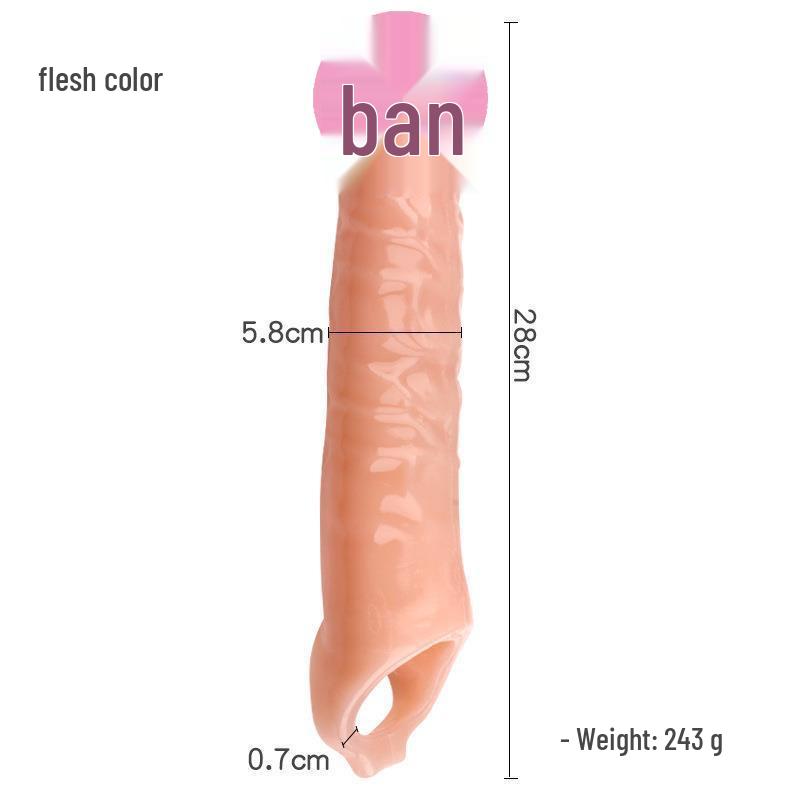 Armor Man Mânecă Extensie Penis Dinte de Lup de Cristal pentru Cupluri