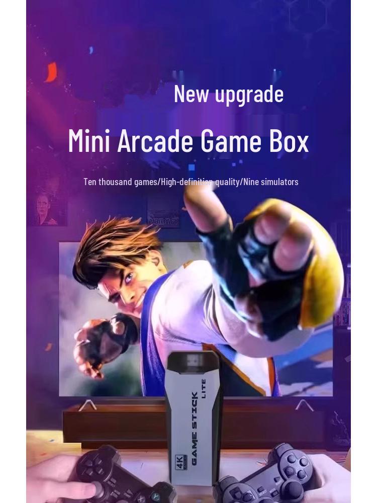 M8 Wireless Home Game Console: HDMI HD, Two-Player, PS Arcade, Nostalgic Gaming with Tens of Thousands of Games.