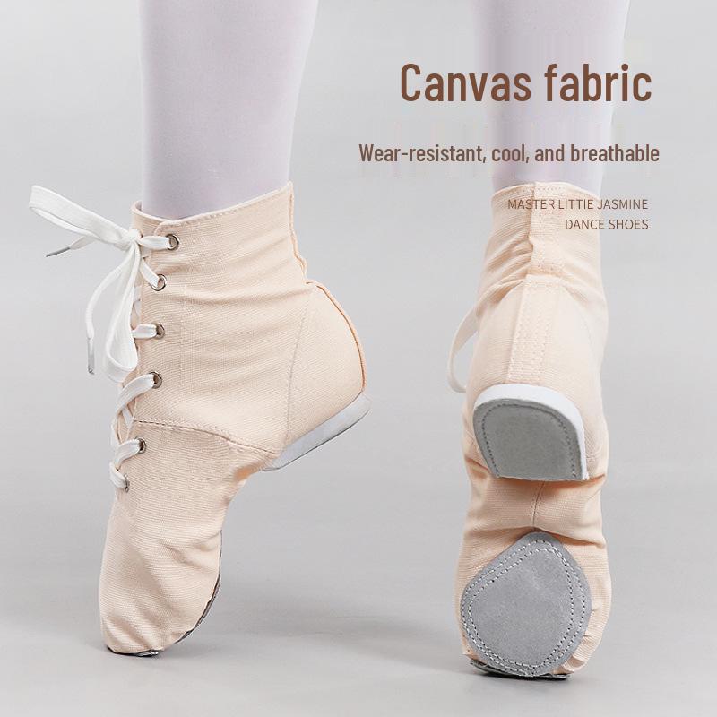 High Top Canvas Jazz & Ballet Dance Shoes for Adults & Children