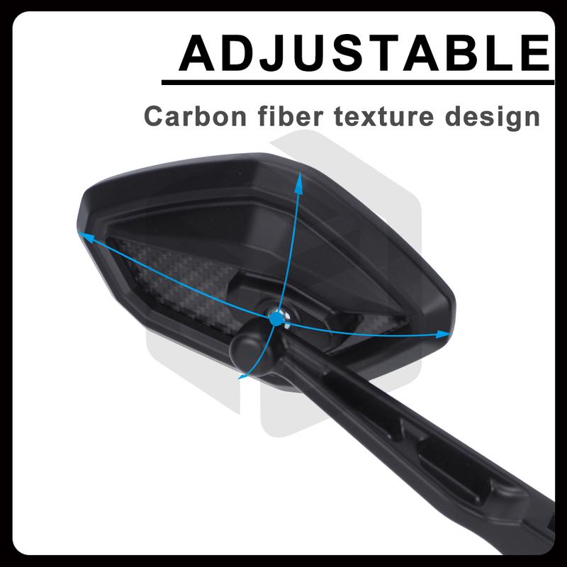 Carbon Fiber Motorcycle Rearview Mirror for GSX-S750 GSX-8S GSR 600 750 1000 KATANA-750S CNC Side Espejos Motorcycle Accessories
