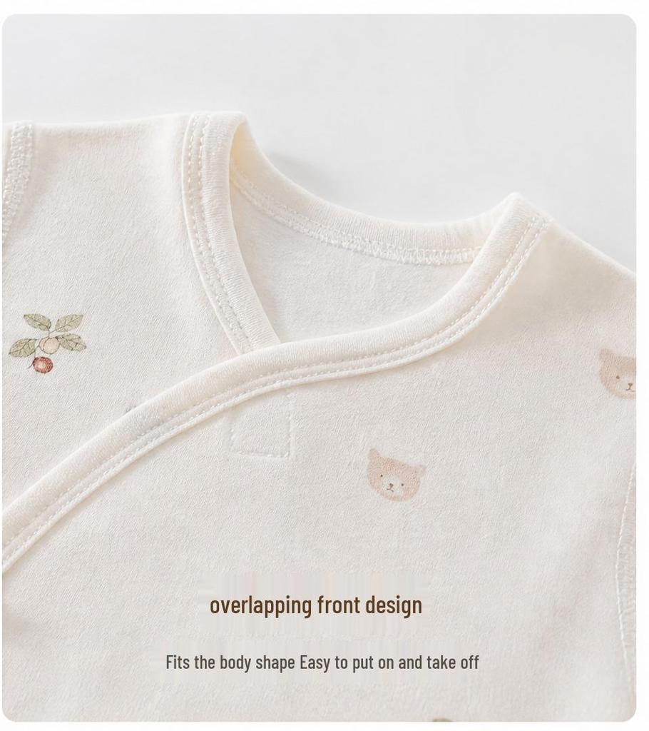 Newborn Baby Pure Cotton Jumpsuit - Breathable, Boneless Butterfly Design