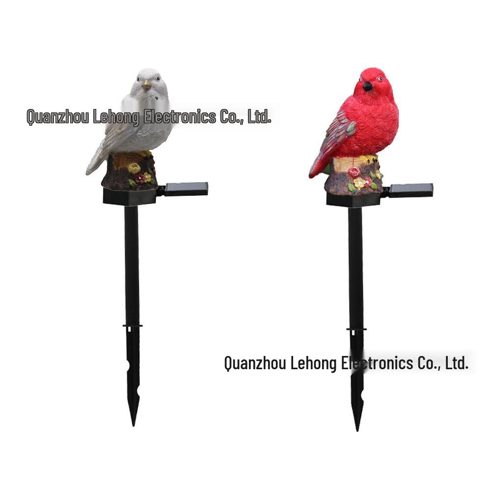 LED Solar Cartoon Bird Lawn and Garden Decorative Lights