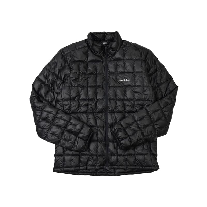 

[Montbell] plasma 1000 down jacket men s 1000 fill power trekking Winter clothes 1101493 (Black (BK)/XL)