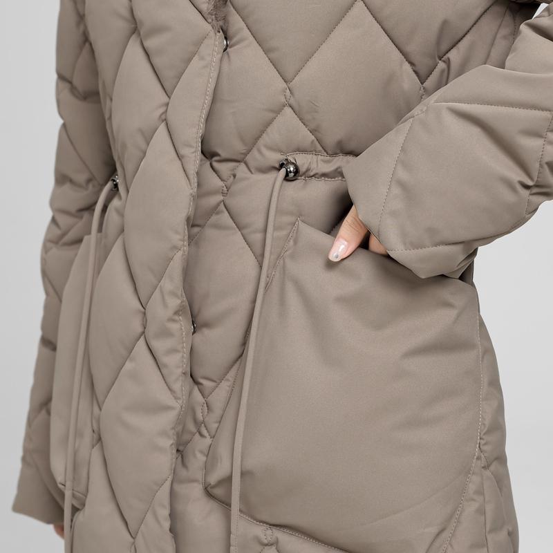 Mode Damen Wintermäntel Kapuzen Elegant Dick Warm Winterparkas Damenjacke