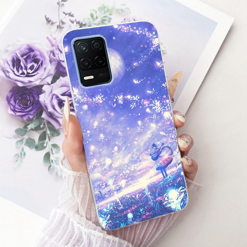 For Realme 8 5G Case RMX3241 Popular Butterfly Soft Silicone Clear TPU Cover For Realme Narzo 30 5G Funda Realme8 8s 5G V13 Capa