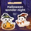 Halloween Spook Pluche Kussen Met Grappige Demon Print Voor Feestdecoraties En Cadeau-ideeën
