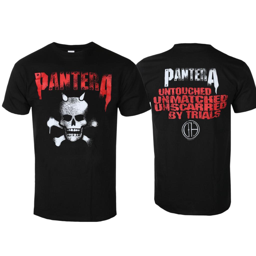 Pantera Out Of The Darkness Kunstmuster Metallband T-Shirt Lässiger Streetstyle Baumwoll-T-Shirt Geeignet für Unisex