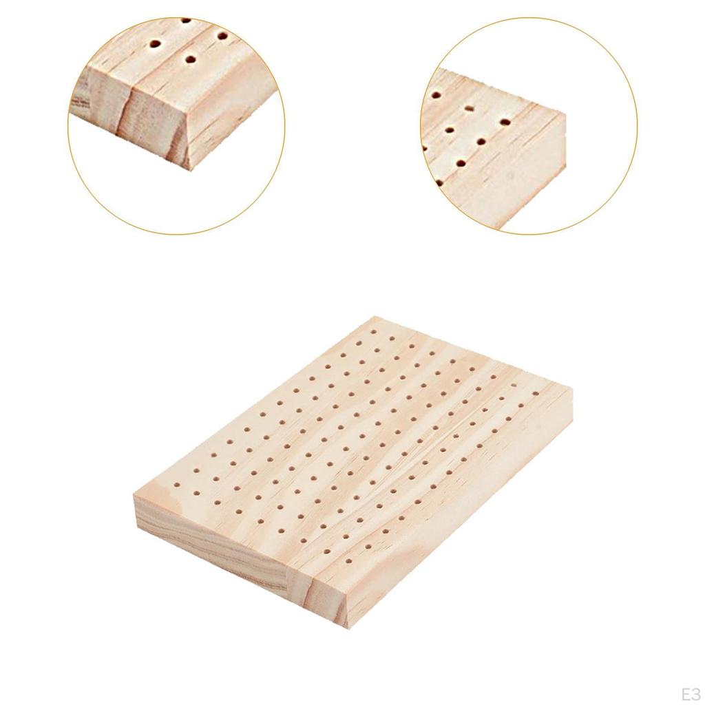 Soporte de madera para brochetas, bandeja para servir aperitivos, palillos y tablero para cumpleaños