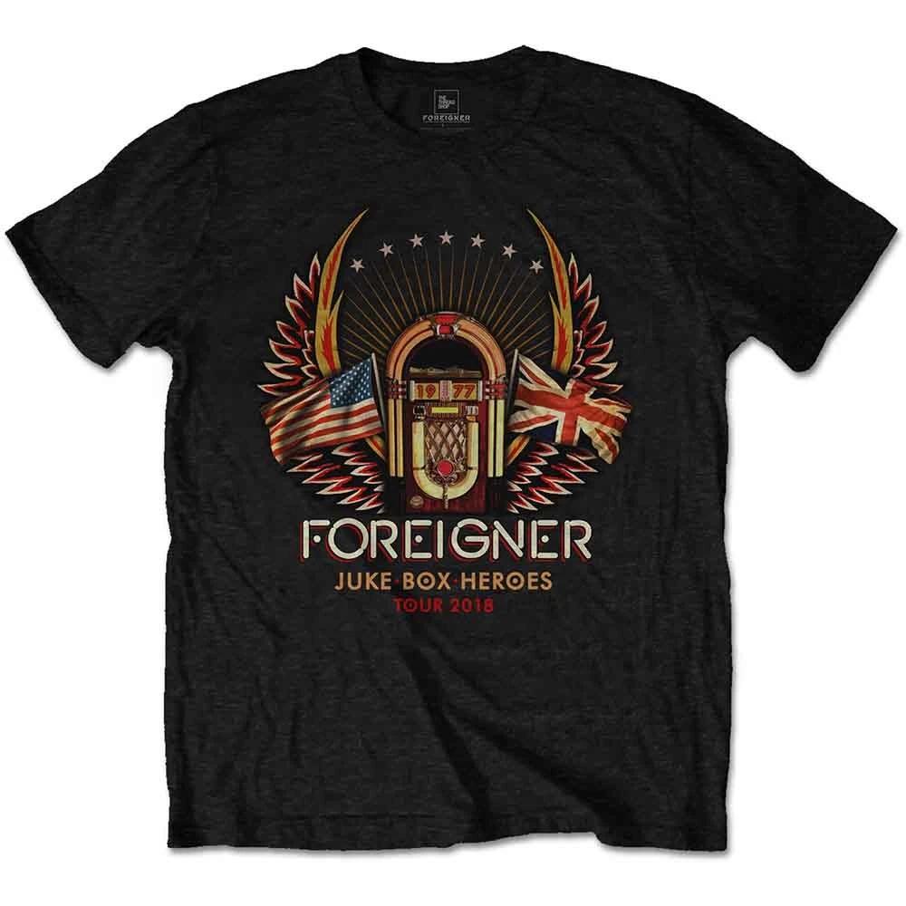 Foreigner Eagle T-Shirt Black New S