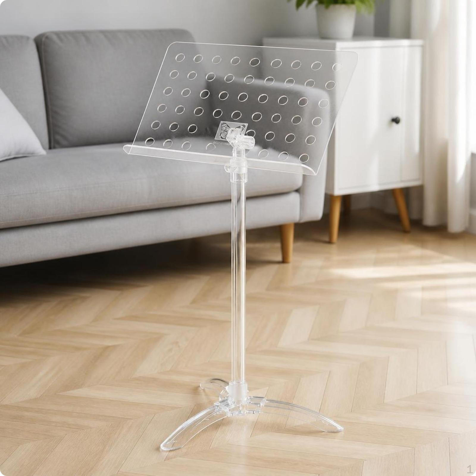 Acrylic Music Stand Clear Transparent Stable