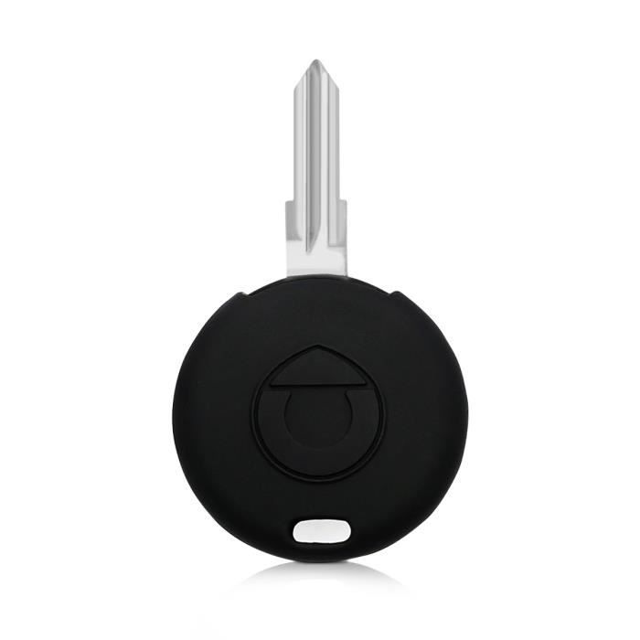 Electronique Embarquee - Accessoire Clé Voiture Coque Clef À Distance 3-bouton Silicone Noir Étui P