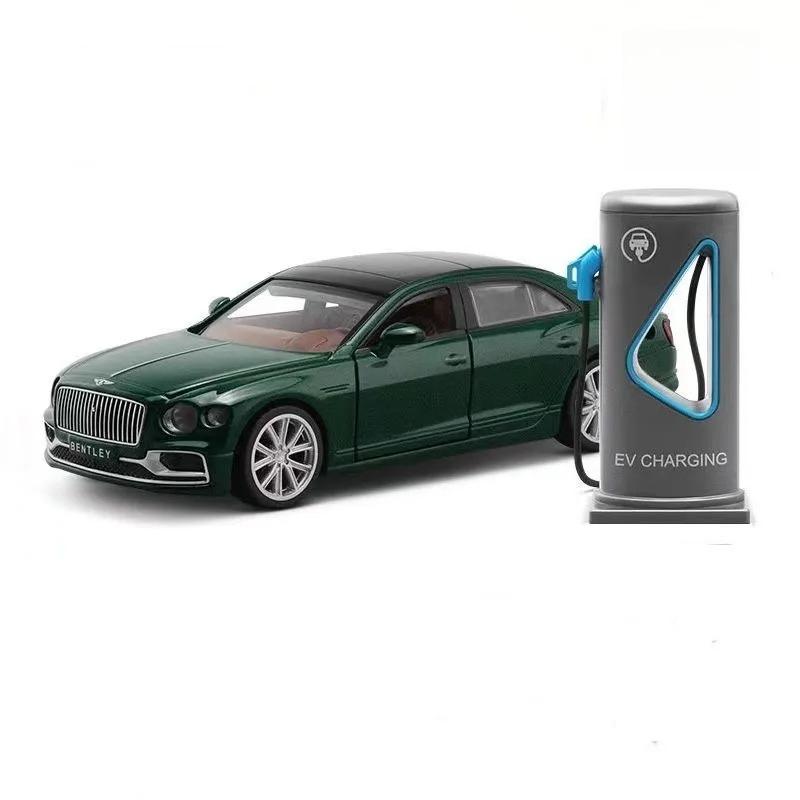 

1/38 Bentley Flying Spur Новая Энергия Сплав Литье под Давлением Игрушечная Модель Автомобиля Звук и Свет Оттяжка Детская Игрушка Коллекционная Подарок на День Рождения зелёный