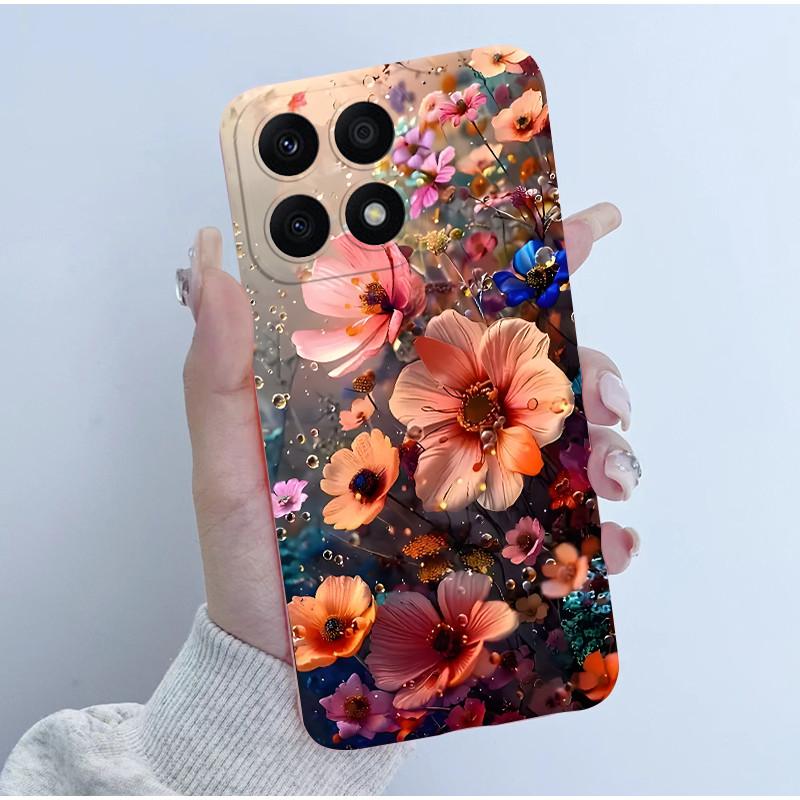 For Huawei Honor X8a Case HonorX8a Soft TPU Silicone Cover Cute Cartoon Panda Phone Case For Honor X6a HonorX6a Plus Coque Funda
