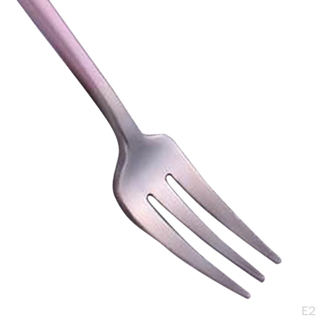 Stainless Steel Dinner Fork for Fruit / Salad - Kitchen Cutlery, 5.24 inch