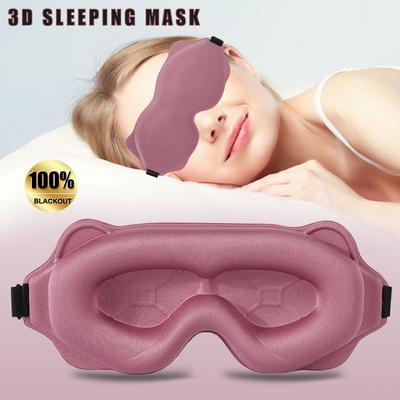 3D maska ​​na spaní Block Out Light Měkká polstrovaná maska ​​na spaní na oči Slaapmasker Eye Shade Pomůcka na spaní na oči Páska na oči