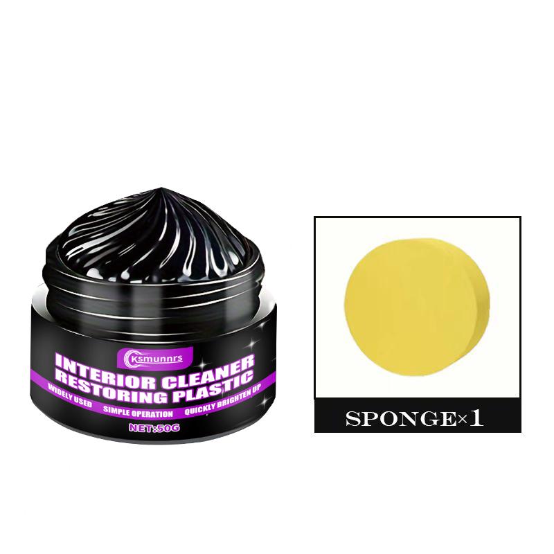 

NEWCar Leather Care Cream - Nourishing And Renovating Care for Seats, Steering Wheels, And Door Panels, with Plastic Part Upda