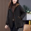 Autumn and Winter Quilted Jacket Women's New Style Long Fashion Western Style Middle-aged Mother Rhombic Casual Thin Cotton Jacket
