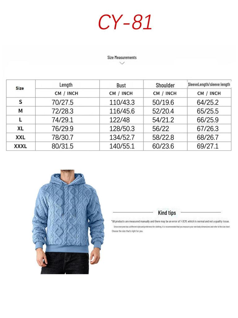 2026 Men's Heavyweight Loose-Fit Hooded Casual Sports Fashion Plus Velvet Hoodie – Hot Selling