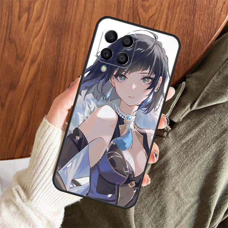Yelan Genshin Impact Case For Samsung Galaxy M13 M33 M53 M11 M21 M31 M51 M12 M22 M32 M52 M20 M31s M14 M54 Cover