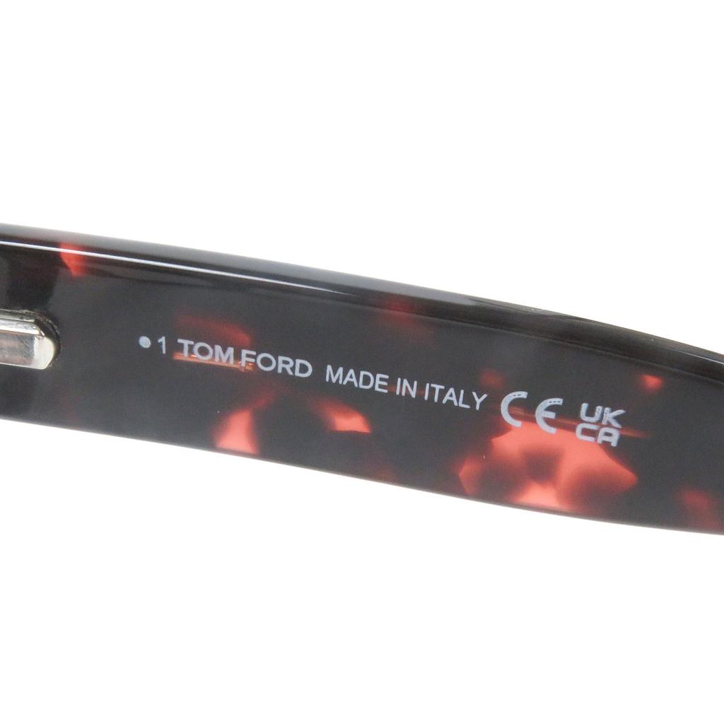 Excellent TOM FORD Glasses Marble Pattern Wellington Pink Clear Brown Mens TF5878-B Used