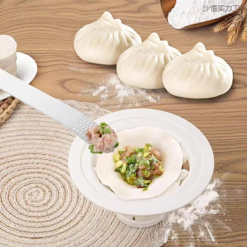 Maszyna do bułeczek i pierogów w kształcie kwiatka Chińskie Baozi Bułeczki na parze Prosta forma do samodzielnego wykonania Łatwo odpadające Maszyna do pierogów w kształcie kwiatka